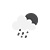 slabý dážď